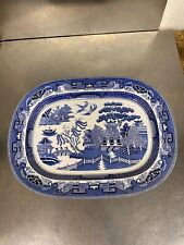 Blue Willow Turkey Platter Heritage Mint LTD #BW-19 18 1/4