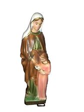 Vintage 1973 St. Anne and Child Statue Columbia Statuary picture