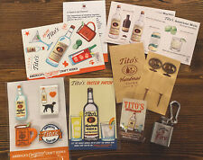 NEW Tito's Vodka Gift Kit | Magnets, Coasters, Stickers, Patches, Pins Stirrers picture