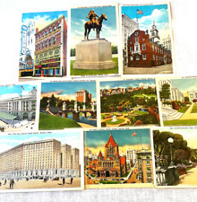 Vintage Postcards of Boston, MA - Lot of Ten picture