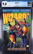 Wizard Magazine #1 (1991) McFarlane Cover CGC 9.8 White Pages Includes Poster picture