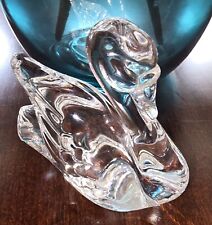 Lenox 24% Lead Crystal Itallian  Swan Replacement Collector Elegant Clear Glass picture