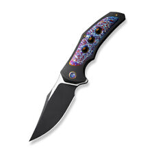 WE Knife Magnetron 18058-4 Black Blue Flamed Titanium CPM-20CV Pocket Knives picture