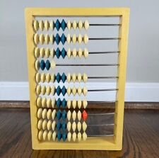 Vintage USSR Soviet Union Plastic Abacus Counting Board 9.5
