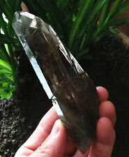 145g 121mm Amazing Ghost Quartz Natural Mystical Cutted Marked By Nature Forces picture