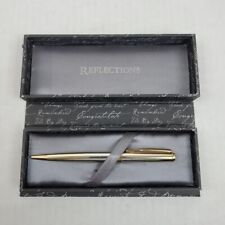 Vintage Reflections Silver-Tone & Gold-Tone Ballpoint Pen in Box Things Remember picture