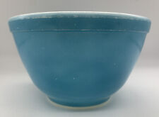 Vintage Pyrex Small Blue Mixing Bowl 1.5 Pint Turquoise (a1) picture