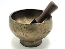 Antique Singing Bowl-Antique Pedestal Bowl-Naga Bowl-High Quality Old Yoga Bowl picture