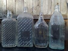 ANTIQUE 1930S WHISKEY BOURBON WINE DECANTERS ALL NICE RARE HARD TO FIND BOTTLES  picture