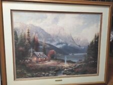Beginning Of A Perfect Day By Thomas Kinkade-Framed Behind Glass picture