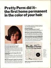 Vintage Beauty Fashion ad 1963 Hair Color Pretty Perm Condition Permanent Wave picture