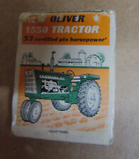 Oliver 1550 Tractor Original Old Matchbook Advertising Vinton Iowa Dealer picture