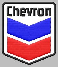 STUNNING CHEVRON GAS EMBROIDERED IRON-ON PATCH... picture