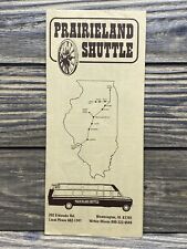 Vintage Fairyland Shuttle Map Brochure Bloomington Illinois￼ picture