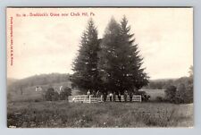 Chalk Hill PA-Pennsylvania Braddock's Grave on National Pike 1910 Old Postcard picture