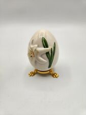 Goebel 1985 8th Edition Annual Easter Egg Easter Lily New in Box picture