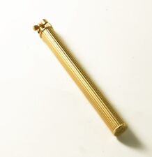 Long Cylinder Brass Kerosene Gasoline Lighter Retro Cigar Cigarette Lighter picture