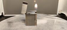 S.T.Dupont gas lighter line 2 Gatsby silver hairline picture