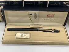 Cross  Century  Rollerball Pen Matte  Black & Gold New In Box  Made In Usa Pepsi picture