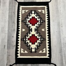 VTG Navajo Style Rug Diamond Ganado Red/Brown Wool Native American Woven Textile picture