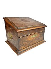 antique Chippendale oak tantalus box cabinet liquor cabinet 1800s rare picture
