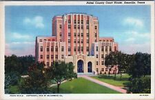 Potter County Court House Amarillo Texas Postcard 4A-H1926 Unposted picture