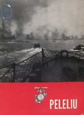 WW II USMC Marine Corps Invasion of Peleliu Island 1944 History Book picture