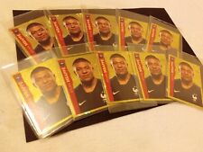 2020 KYLIAN MBAPPE LOT 10 GOLD PANINI INTERMARKET CARDS NEW picture