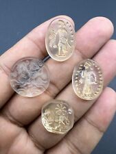 Beautiful Lot Of 4 Pics Different Sassanian & Roman Stories Intaglios Seals picture