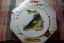 VINTAGE RAPALA LARRY TOPLE MIDNIGHT WALLEYE PLATE  #70 picture