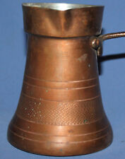 VINTAGE HAND CRAFTED COPPER COFFEE POT picture