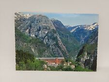Postcard Stalheim Hotel Neroydalen Norway Snow Cap Mountains 1977 picture