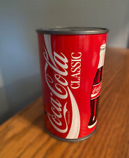 Vintage 1997 Coca-Cola Coin Bank - Can with Flip-Tested, Doesn't Work (music) picture