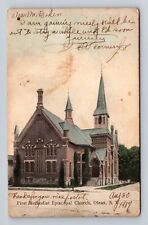 Olean NY- New York, First Methodist Episcopal Church, Vintage c1907 Postcard picture
