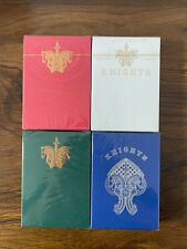 Knights Playing Cards-Madison/Ramsay Ellusionist NEW Green, Blue, Red, White  picture