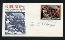 John S. Loisel d2010 signed autograph auto First Day Cover WWII ACE USAAF picture