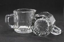  Vintage Glass Espresso Cups -Set 0f 2 picture