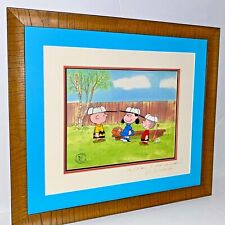 Peanuts Cel Charlie Brown All Stars Original Production Signed Bill Melendez  picture