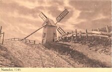 A Windmill at Nantucket 1746, Cape Cod, Massachusetts Postcard picture