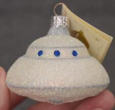 1998 PATRICIA BREEN FLYING SAUCER CHRISTMAS ORNAMENT FRM WALK ON THE MOON SERIES picture