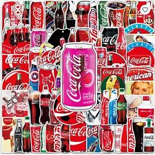 ***ON ORDER*** 50pc COCA COLA, COKE LOGO MIX STICKERS-The First & Long Time picture