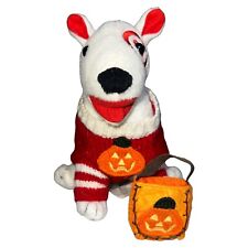 Target Bullseye Halloween Plush Dog Pumpkin 2010 2393 Of 2500 Stuffed Animal 7” picture