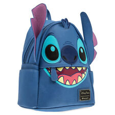 Disney Parks Stitch Faux Leather Mini Backpack by Loungefly New with Tags picture