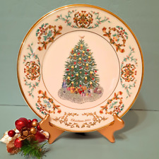Lenox Plate IRELAND, CHRISTMAS 2001 Ltd. Edition Trees Around the World 24K Gold picture