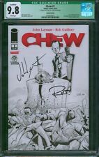 Chew #1 Larry's Limited Edition ⭐ CGC 9.8 Qualified Signed ⭐ Variant Image 2009 picture