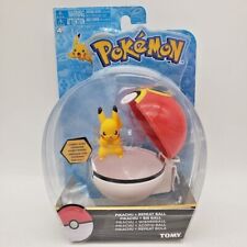 POKEMON Pikachu Figure & Repeat Ball Carrying Case (T18656) Tomy SEALED picture