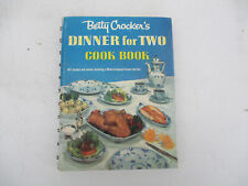 Betty Crocker's Dinner For Two Cookbook, Spiral Bound 1st Edition - 6th Printing picture