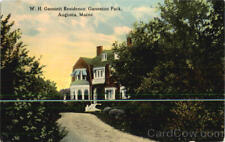 Augusta,ME W. H. Gannett Residence,Ganeston Park Kennebec County Maine Postcard picture