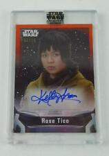 Kelly Marie Tran Rose Tico Signed 2021 Topps Signature Series Star Wars 7/10 picture