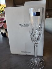 Vintage Marquis Waterford  Crystal Festive Celebration Flutes Set Of 2 #F49255-1 picture